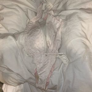We are Hah never worn w tags bikini size small